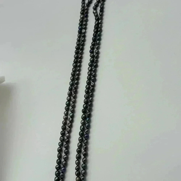 80inch Long Strand “IPS” Silver stamped Imperial Pearl Syndicate - Picture 6 of 9